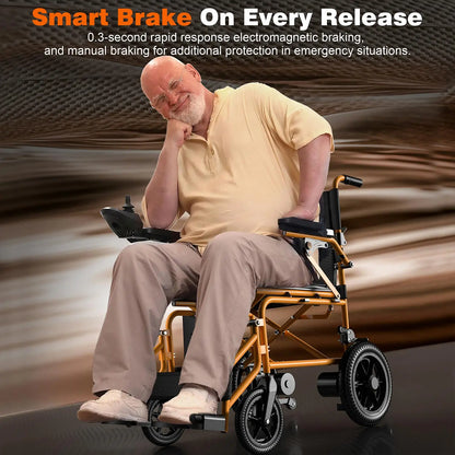 15 Miles Range Motorized Wheelchair