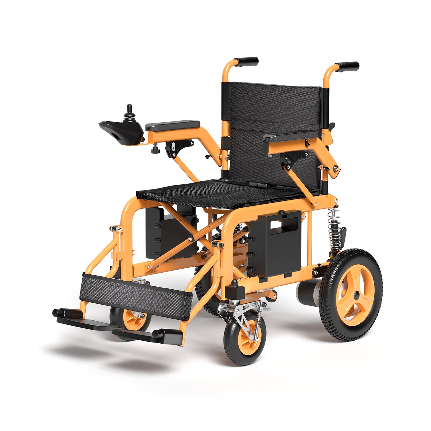 Hassky Foldable Electric Wheelchair for Adults – 15+ Mile Range, 350 lbs Capacity