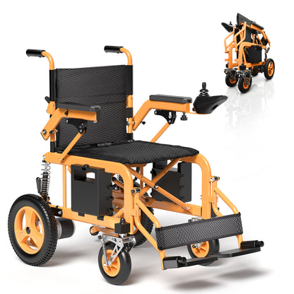 Hassky Foldable Electric Wheelchair for Adults – 15+ Mile Range, 350 lbs Capacity