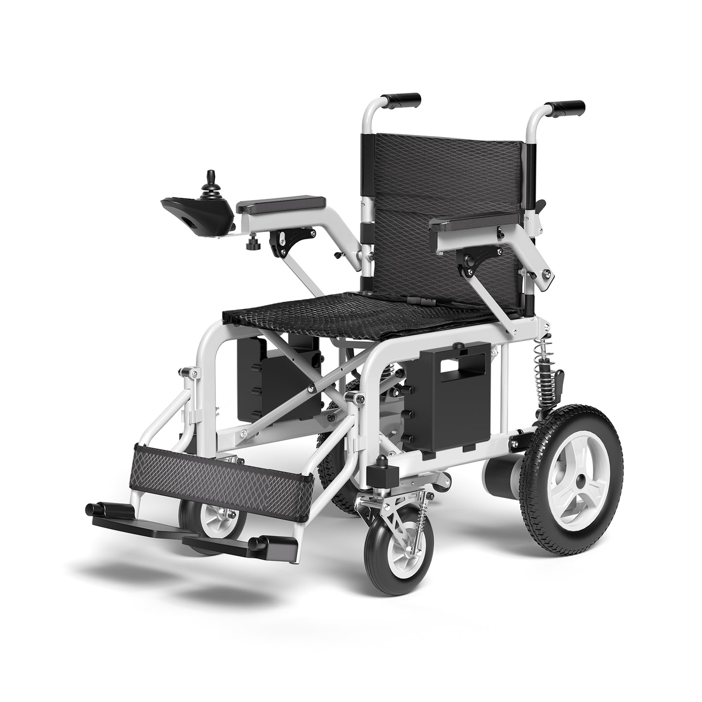 Hassky Foldable Electric Wheelchair for Adults – 15+ Mile Range, 350 lbs Capacity